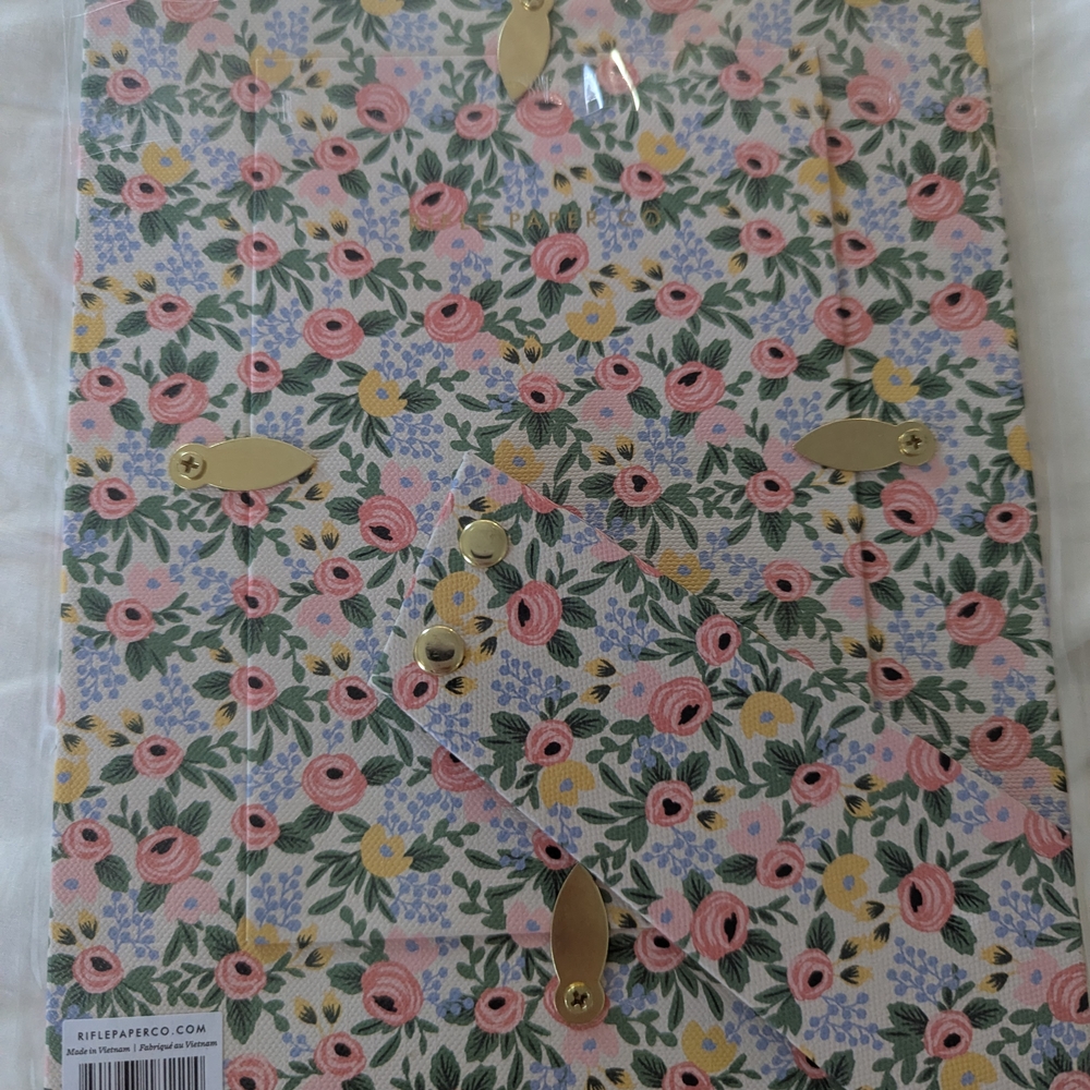 Rifle Paper Co. Floral Frame in Pink, Yellow & Green - Picture 2 of 3